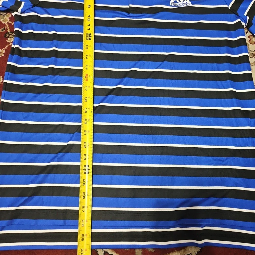 Mens official Polo Ralph Lauren striped golf polo 2019 PGA Championship Large